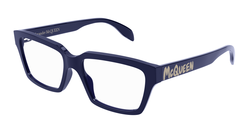 Multi-brand AM0332O-004 Mens RECTANGULAR / SQUARED Optical Frame - Blue