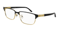 Multi-brand AM0346O-002 Mens RECTANGULAR / SQUARED Optical Frame - Black