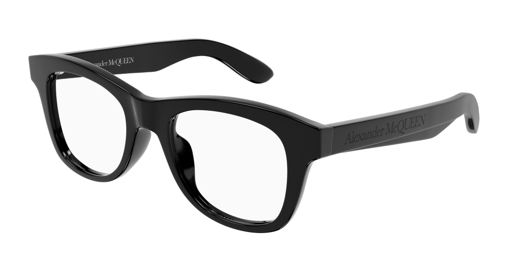 Multi-brand AM0396O-001 Mens RECTANGULAR / SQUARED Optical Frame - Black