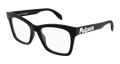 Multi-brand AM0388O-001 Womens RECTANGULAR / SQUARED Optical Frame - Black