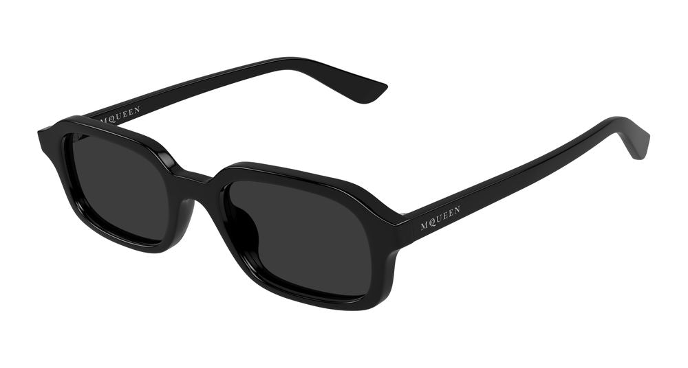 Alexander Mcqueen AM0558S-001 Mens RECTANGULAR / SQUARED Sunglasses - Black