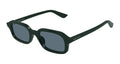 Alexander Mcqueen AM0558S-004 Mens RECTANGULAR / SQUARED Sunglasses - Green