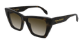 Alexander Mcqueen AM0299S-002 Womens CAT EYE Sunglasses - Havana