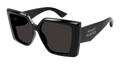 Alexander Mcqueen AM0467S-001 Womens RECTANGULAR / SQUARED Sunglasses - Black