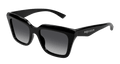 Alexander Mcqueen AM0473S-001 Womens RECTANGULAR / SQUARED Sunglasses - Black
