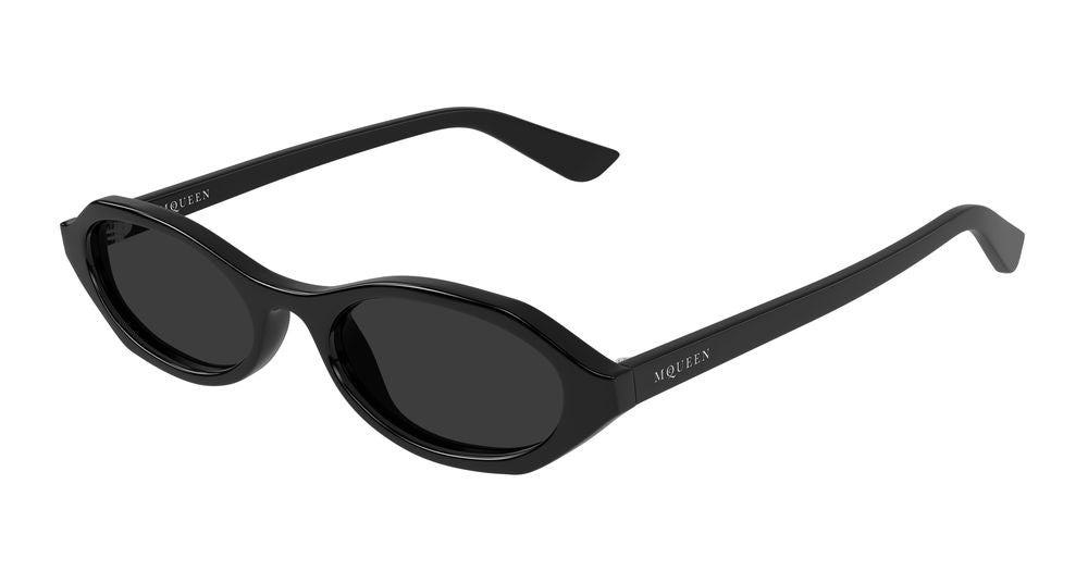 Alexander Mcqueen AM0559S-001 Womens ROUND/OVAL/PANTHOS Sunglasses - Black