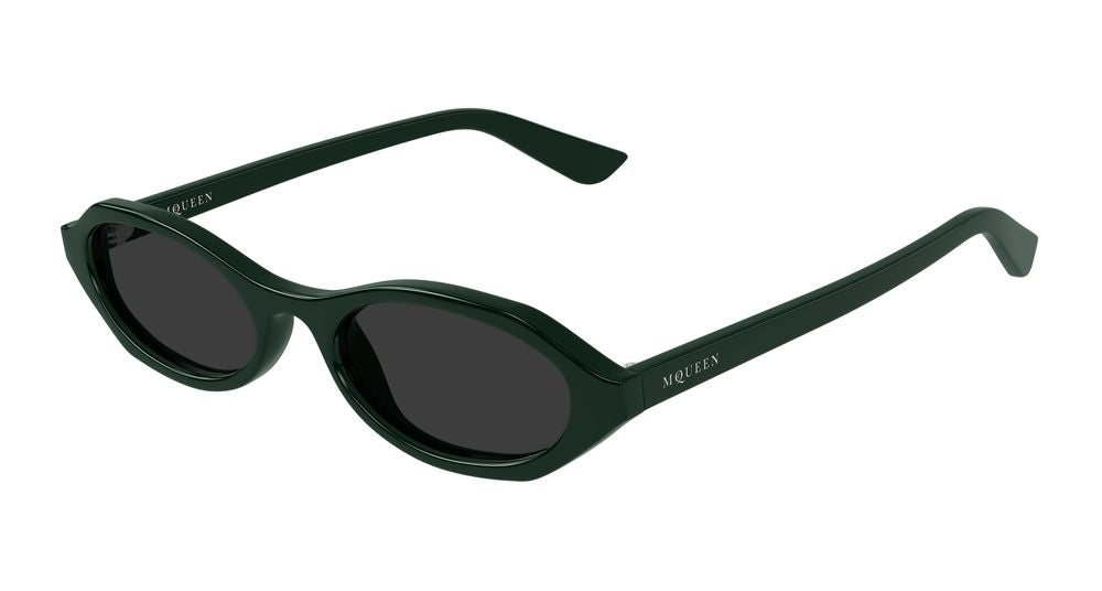Alexander Mcqueen AM0559S-004 Womens ROUND/OVAL/PANTHOS Sunglasses - Green