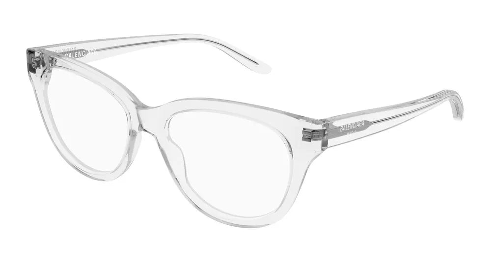 Balenciaga BB0441O-006 Womens BUTTERFLY Optical Frames - Crystal
