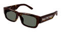 Multi-brand BB0261SA-002 Mens RECTANGULAR / SQUARED Sunglasses - Havana