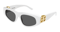 Multi-brand BB0095S-012 Womens CAT EYE Sunglasses - White