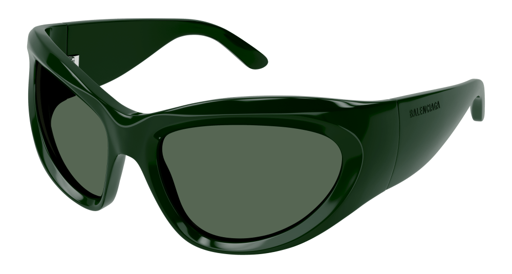 Multi-brand BB0228S-002 Womens GEOMETRICAL/DIRECTIONAL Sunglasses - Green