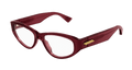 Multi-brand BV1154O-003 Womens ROUND/OVAL/PANTHOS Optical Frame - Burgundy