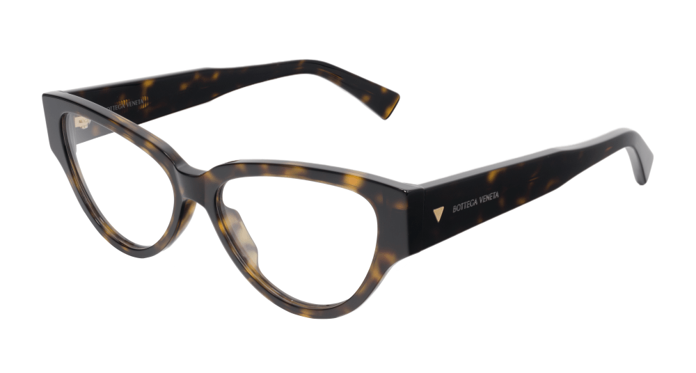 Bottega Veneta BV1320O-002 Womens CAT EYE Optical Frame - Havana