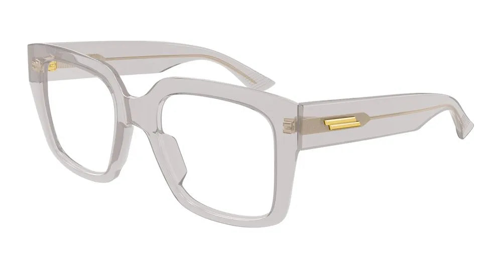 Bottega Veneta BV1409O-004 Womens RECTANGULAR / SQUARED Optical Frames - Grey