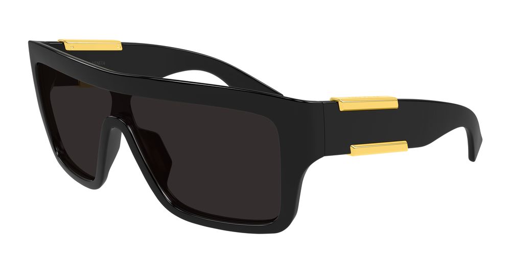 Bottega Veneta BV1451S-001 GEOMETRICAL/DIRECTIONAL Sunglasses - Black