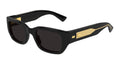 Bottega Veneta BV1400S-001 RECTANGULAR / SQUARED Sunglasses - Black