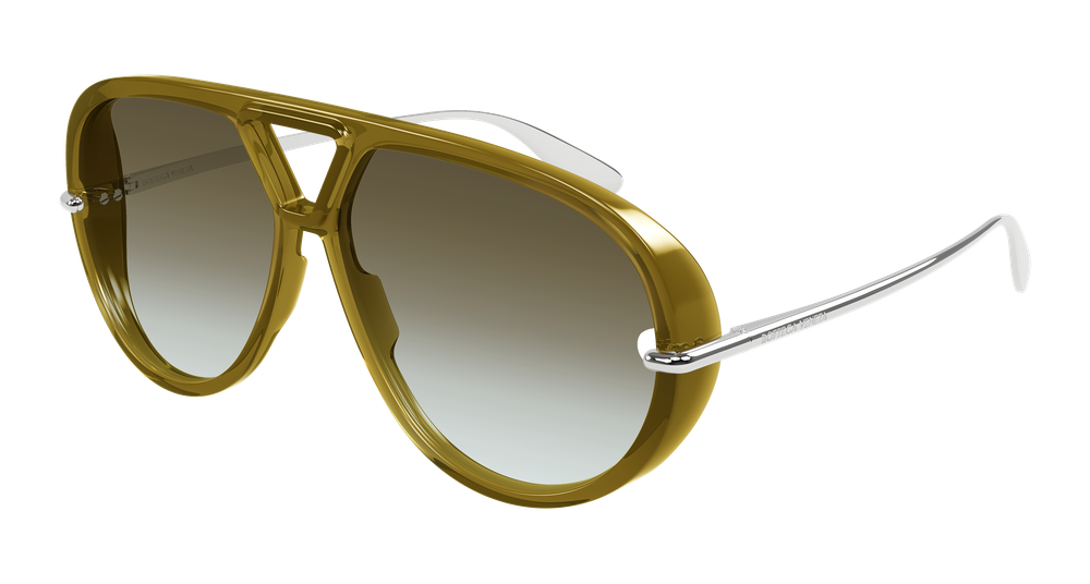 Bottega Veneta BV1274S-006 Unisex PILOT/NAVIGATOR Sunglasses - Brown