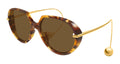 Bottega Veneta BV1436S-002 Unisex Sunglasses - Havana