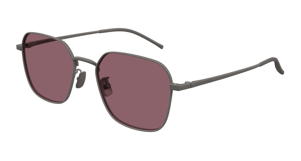 Bottega Veneta BV1422SA-003 ROUND/OVAL/PANTHOS Sunglasses - Ruthenium