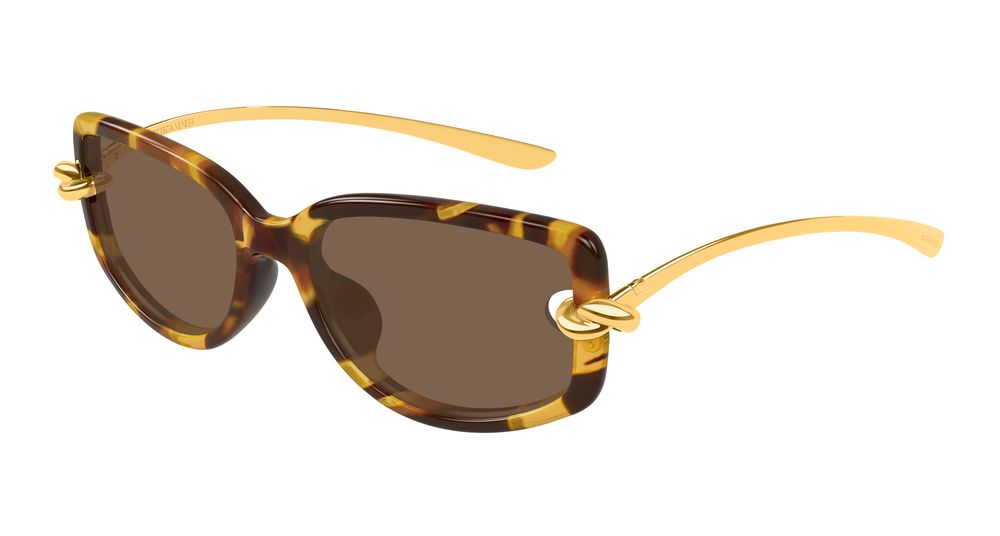 Bottega Veneta BV1440SA-002 Womens GEOMETRICAL/DIRECTIONAL Sunglasses - Havana