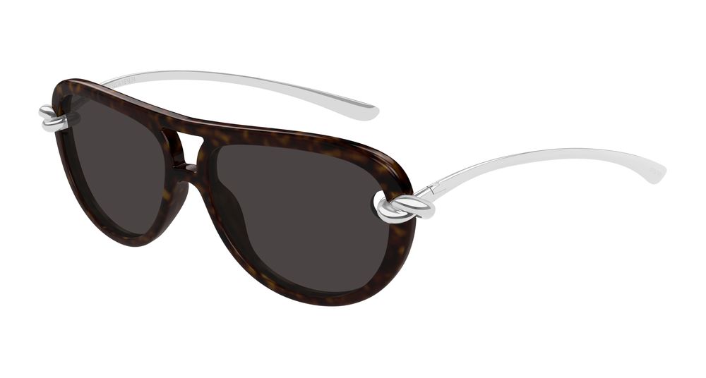 Bottega Veneta BV1418S-002 Womens PILOT/NAVIGATOR Sunglasses - Havana