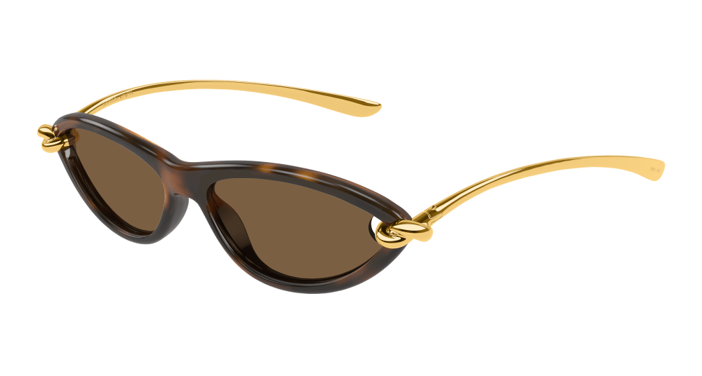 Bottega Veneta BV1390S-002 Womens Sunglasses - Havana