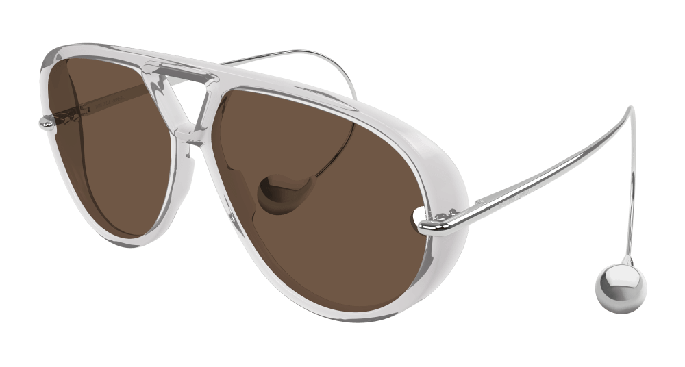 Bottega Veneta BV1273S-009 Womens GEOMETRICAL/DIRECTIONAL Sunglasses - Grey