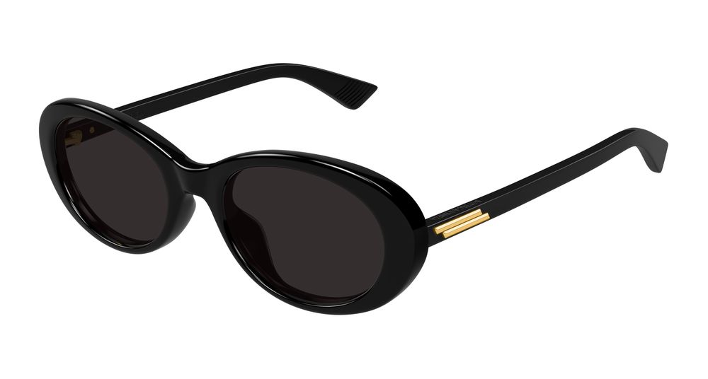 Bottega Veneta BV1415SK-001 Womens ROUND/OVAL/PANTHOS Sunglasses - Black
