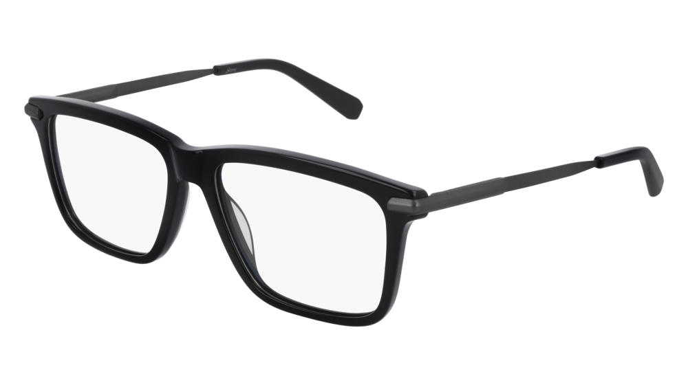 Multi-brand BR0071O-001 Mens RECTANGULAR / SQUARED Optical Frame - Black