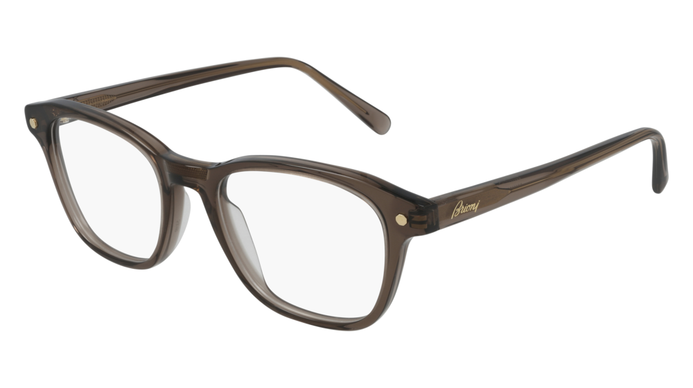 Multi-brand BR0087O-004 Mens RECTANGULAR / SQUARED Optical Frame - Brown