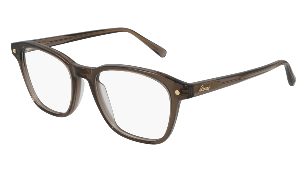 Multi-brand BR0087O-008 Mens RECTANGULAR / SQUARED Optical Frame - Brown