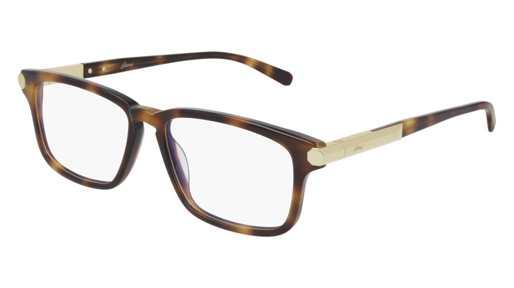 Multi-brand BR0080O-002 Mens RECTANGULAR / SQUARED Optical Frame - Havana