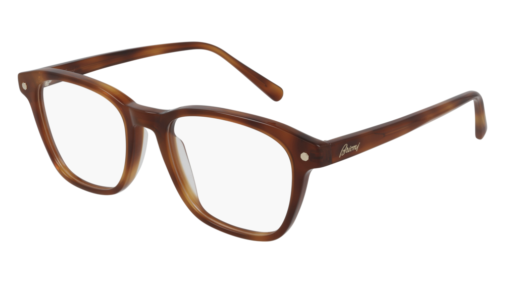 Multi-brand BR0087O-007 Mens RECTANGULAR / SQUARED Optical Frame - Havana
