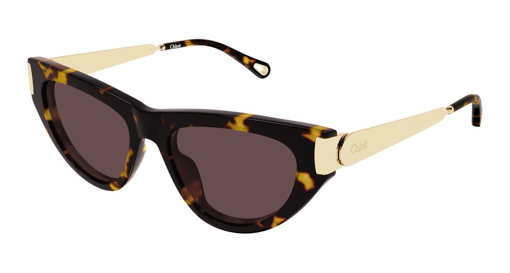 Chloe CH0350S-003 Womens CAT EYE Sunglasses - Havana