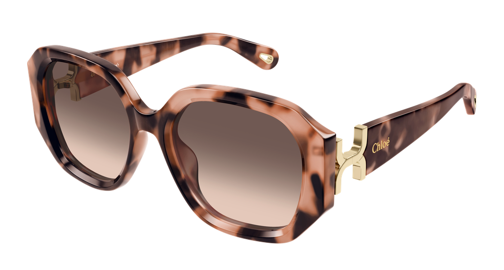 Chloe CH0236S-005 Womens RECTANGULAR / SQUARED Sunglasses - Havana