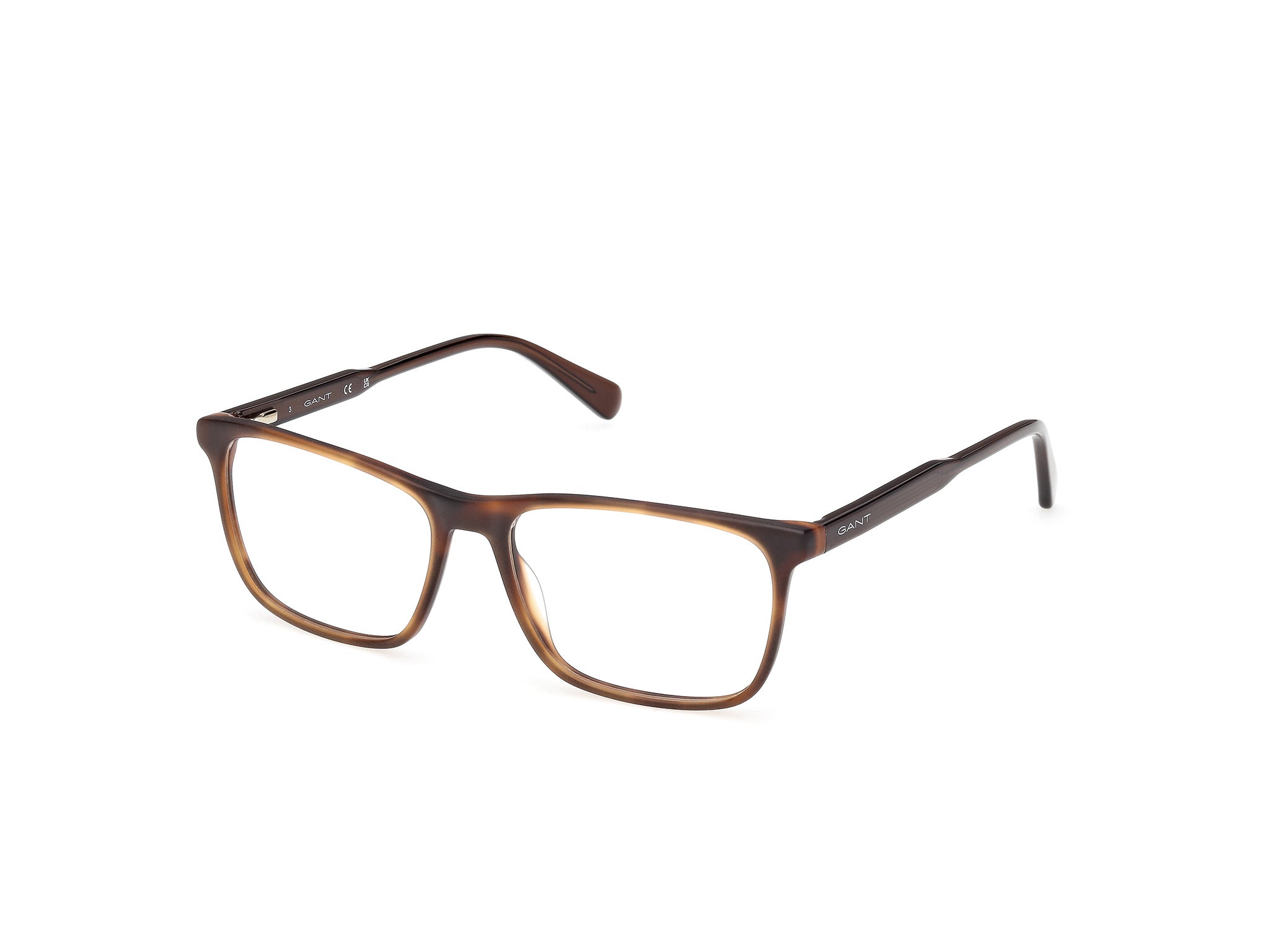Gant GA50066-55052 Mens RECTANGULAR Optical Frame - Dark Havana