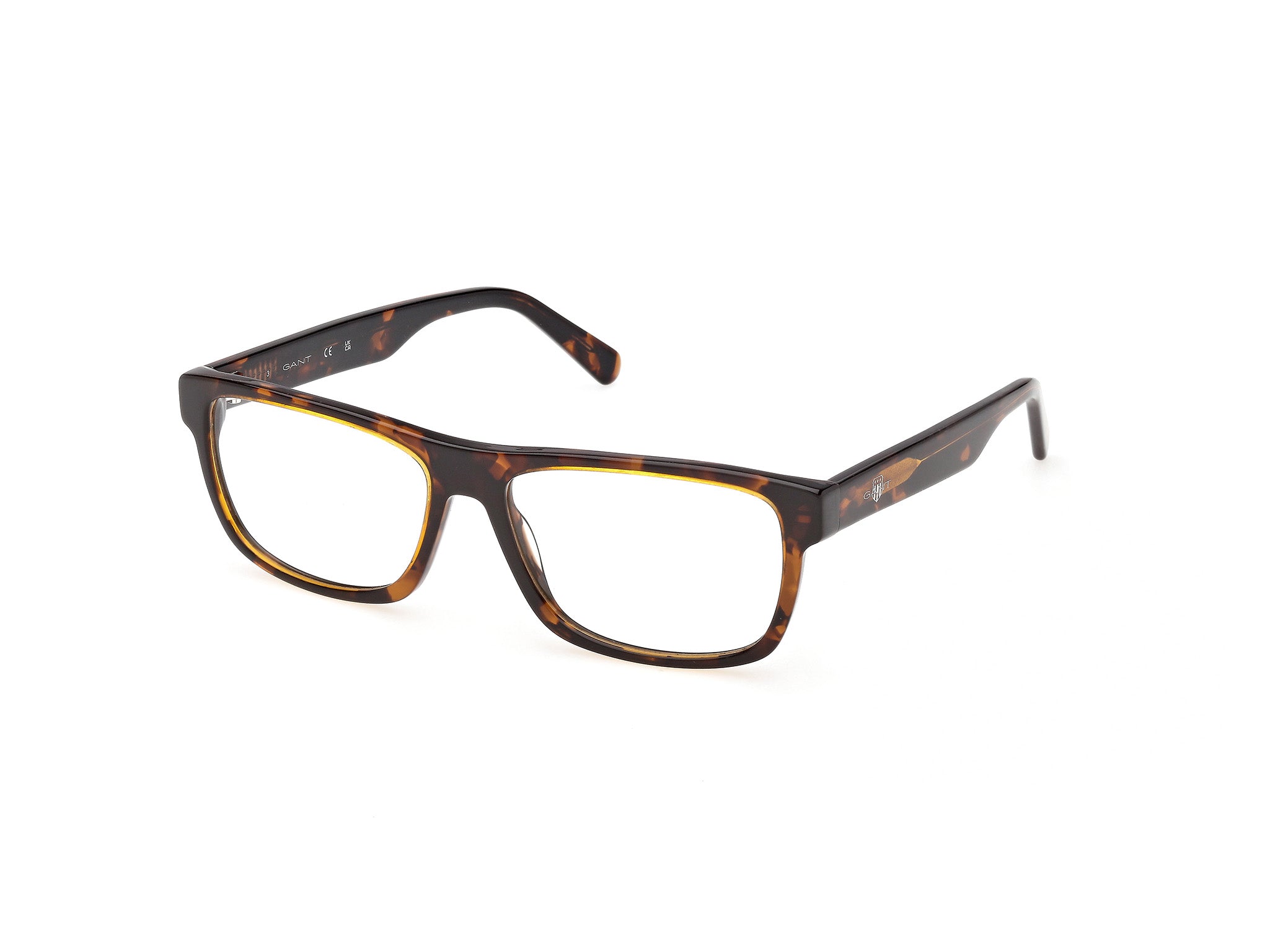 Gant GA50089-57052 Mens Rectangular Optical Frame - Dark Havana