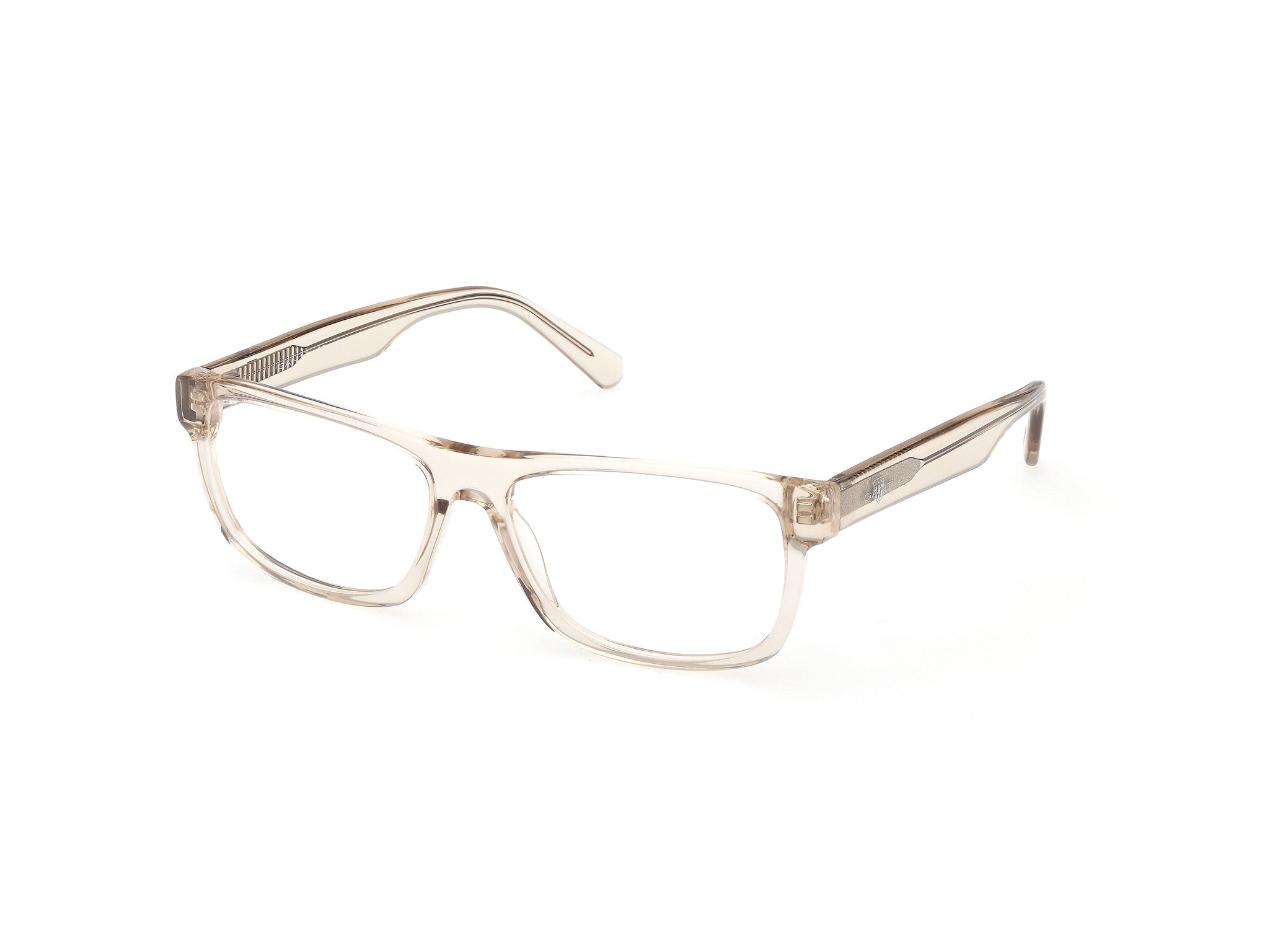 Gant GA50089-57057 Mens Rectangular Optical Frame - Shiny Beige