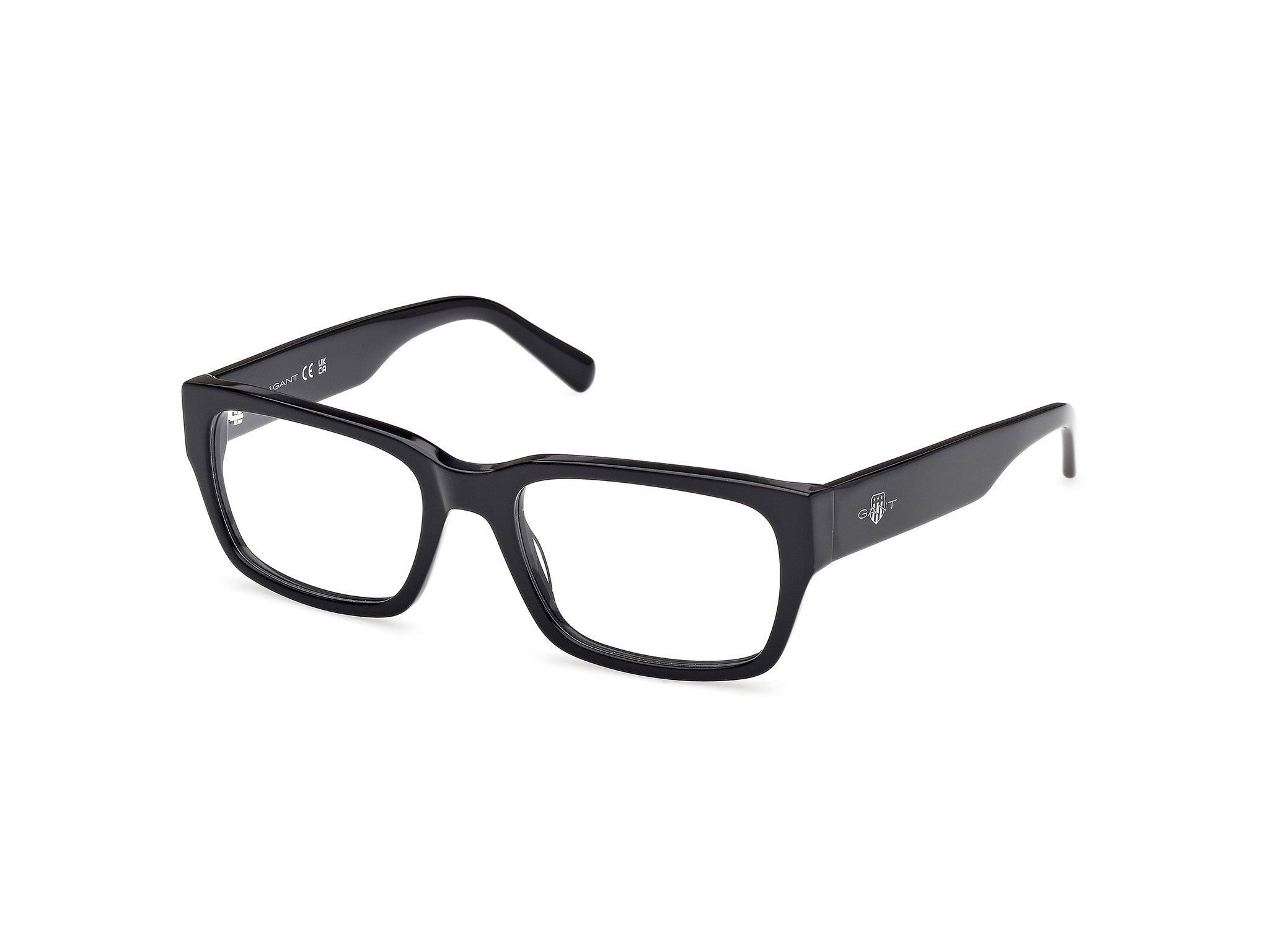 Gant GA50073-55001 Mens Rectangular Optical Frame - Shiny Black