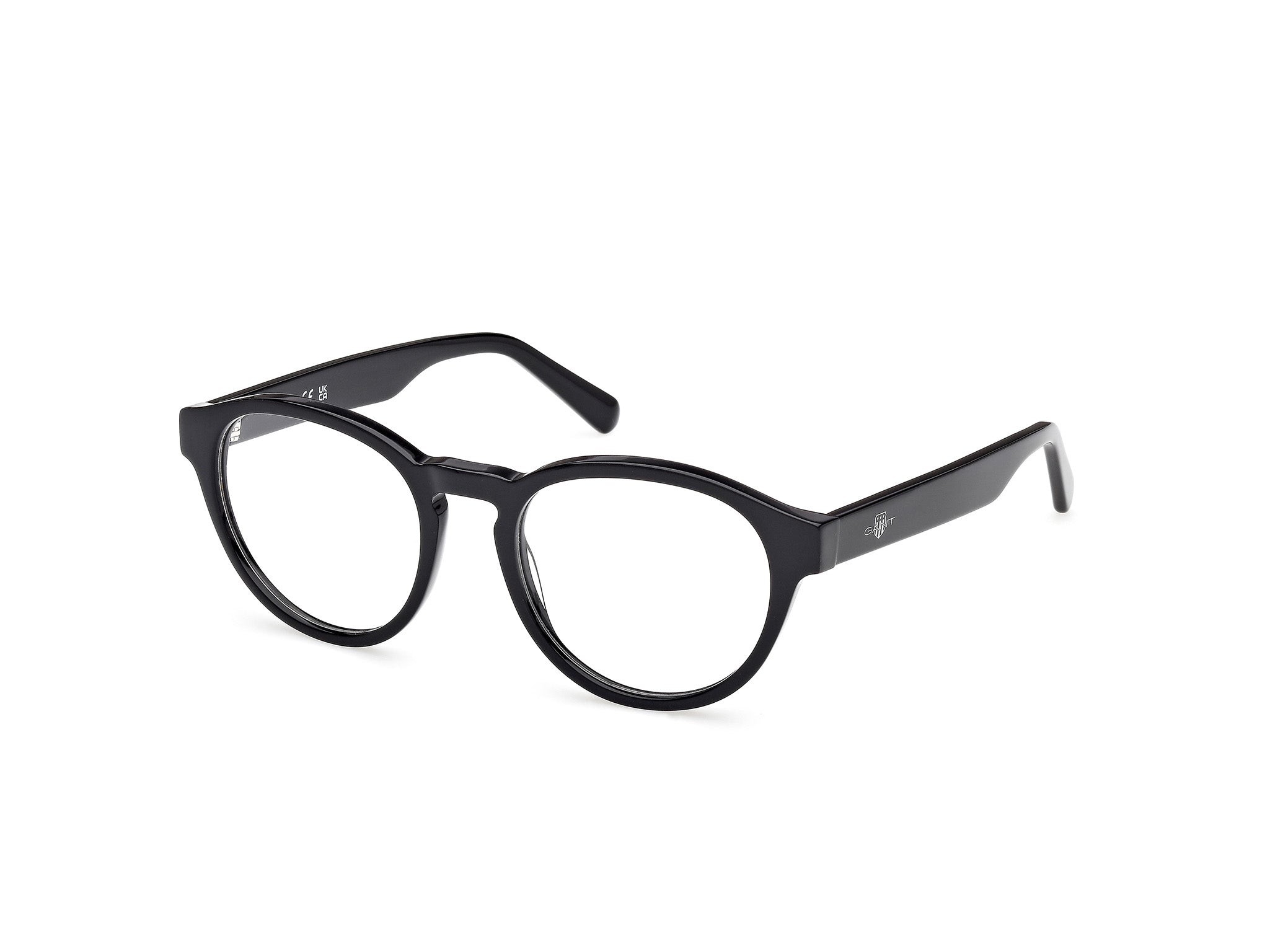 Gant GA50074-53001 Mens Oval Optical Frame - Shiny Black