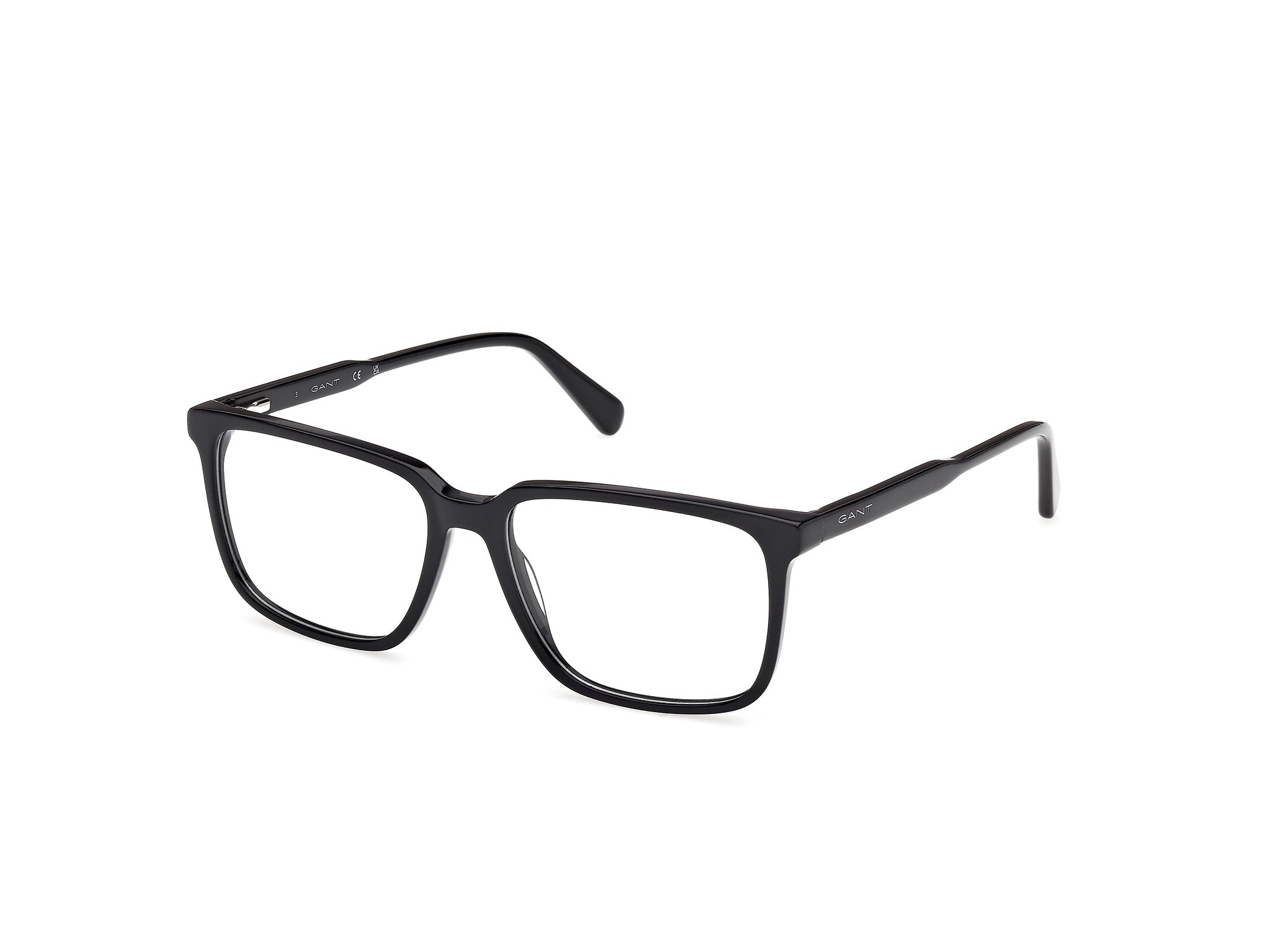 Gant GA50078-55001 Mens Square Optical Frame - Shiny Black