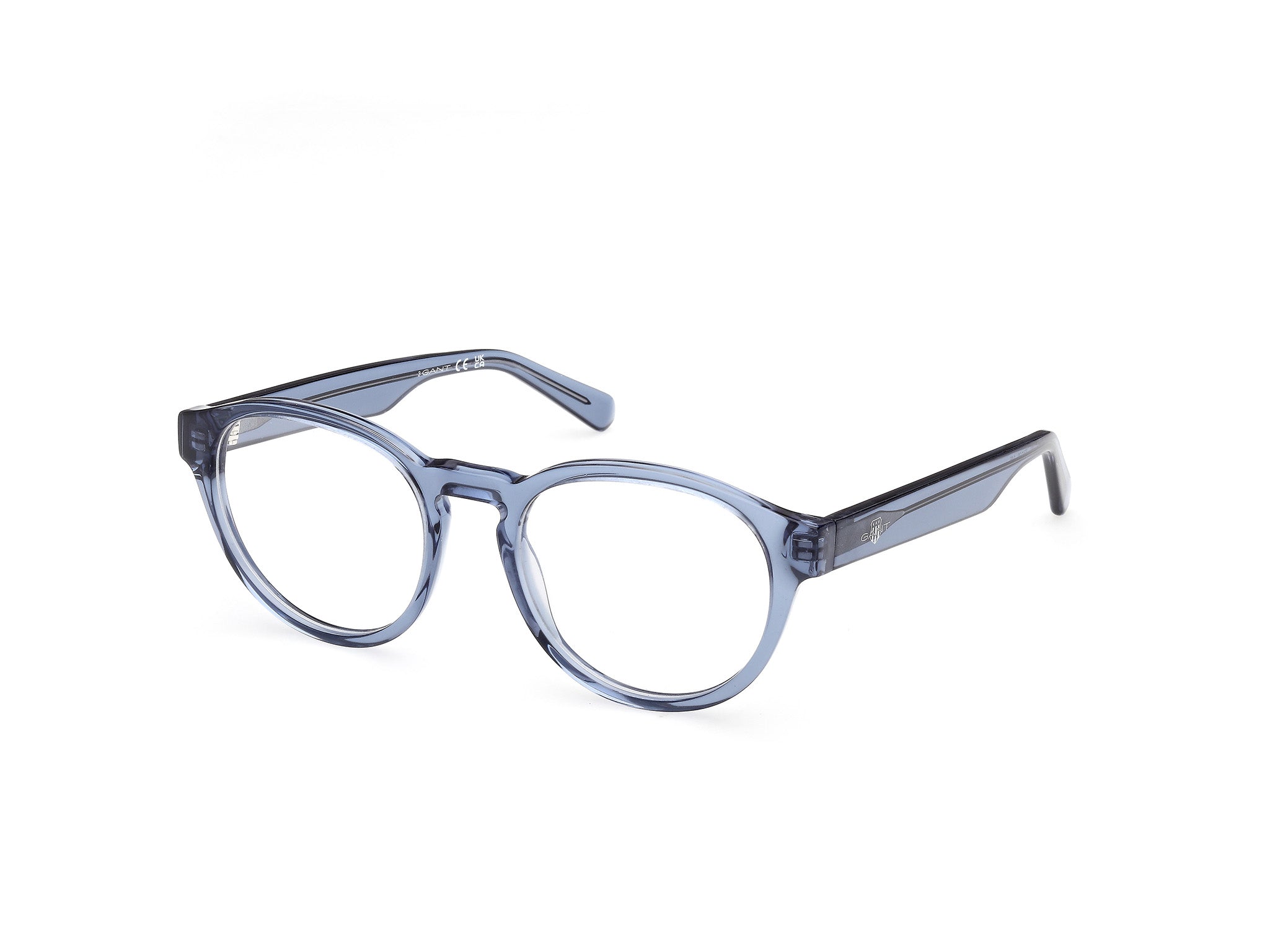 Gant GA50074-53090 Mens Oval Optical Frame - Shiny Blue
