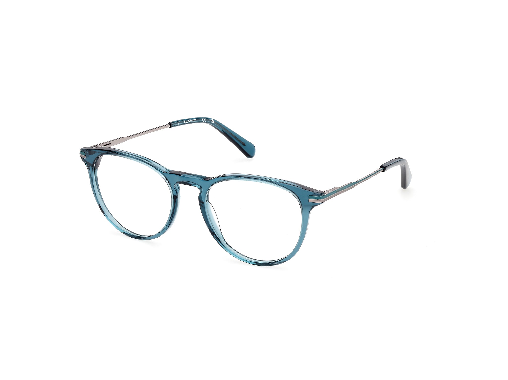 Gant GA50092-51096 Mens Round Optical Frame - Shiny Dark Green