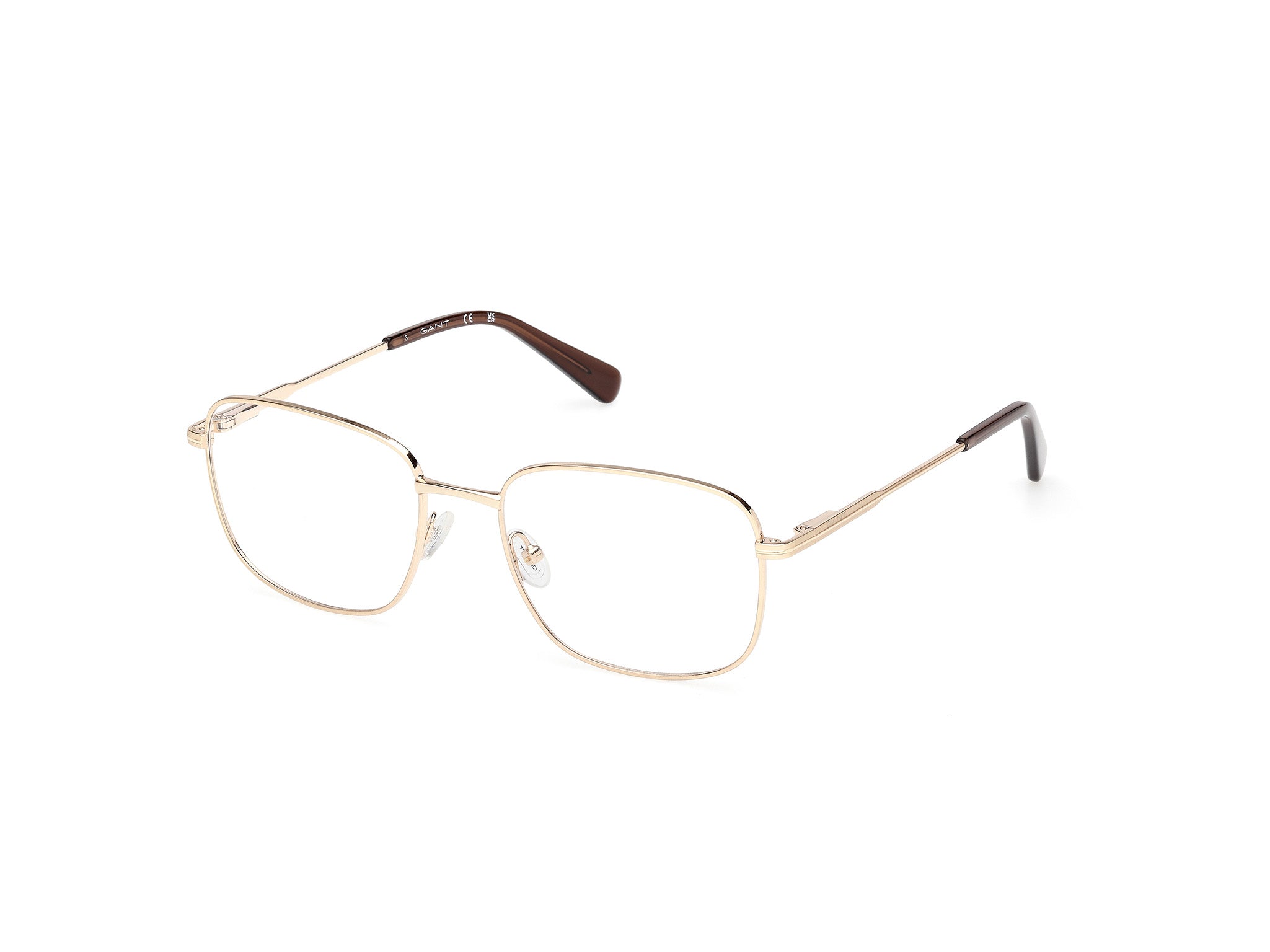 Gant GA50069-54032 Mens SQUARE Optical Frame - Pale Gold