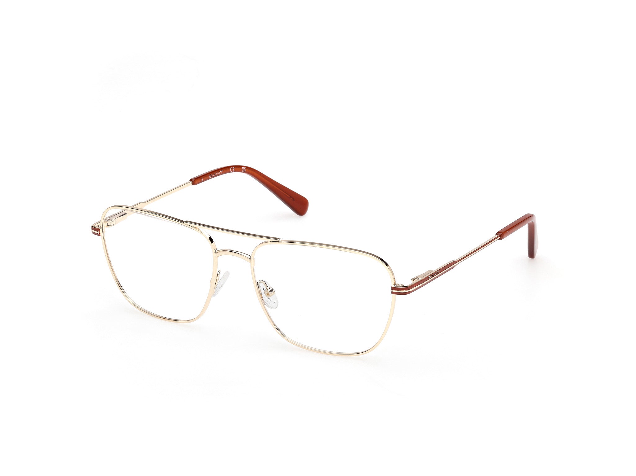 Gant GA50082-58032 Mens Pilot Optical Frame - Pale Gold