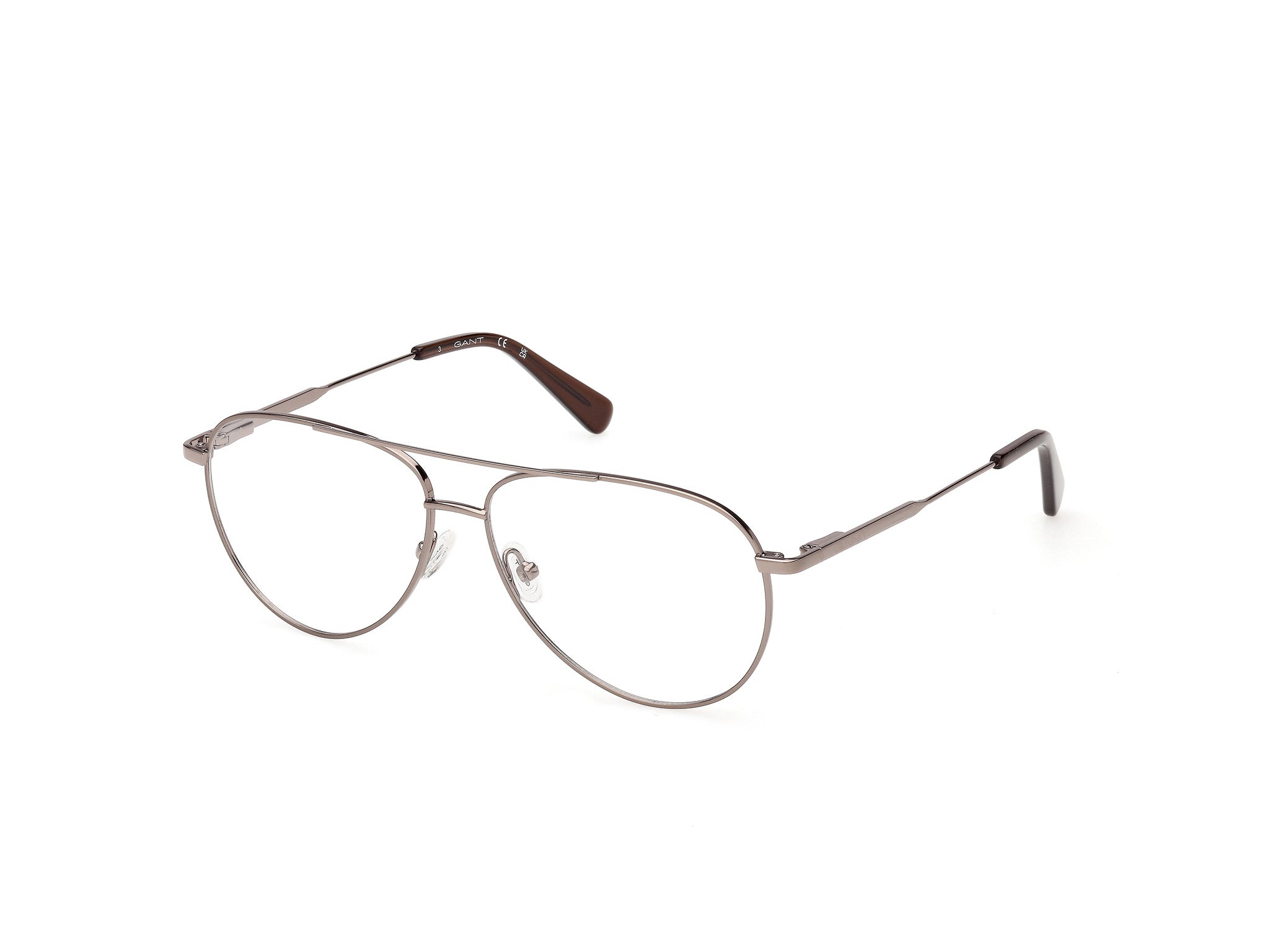 Gant GA50099-57036 Mens Pilot Optical Frame - Shiny Dark Bronze