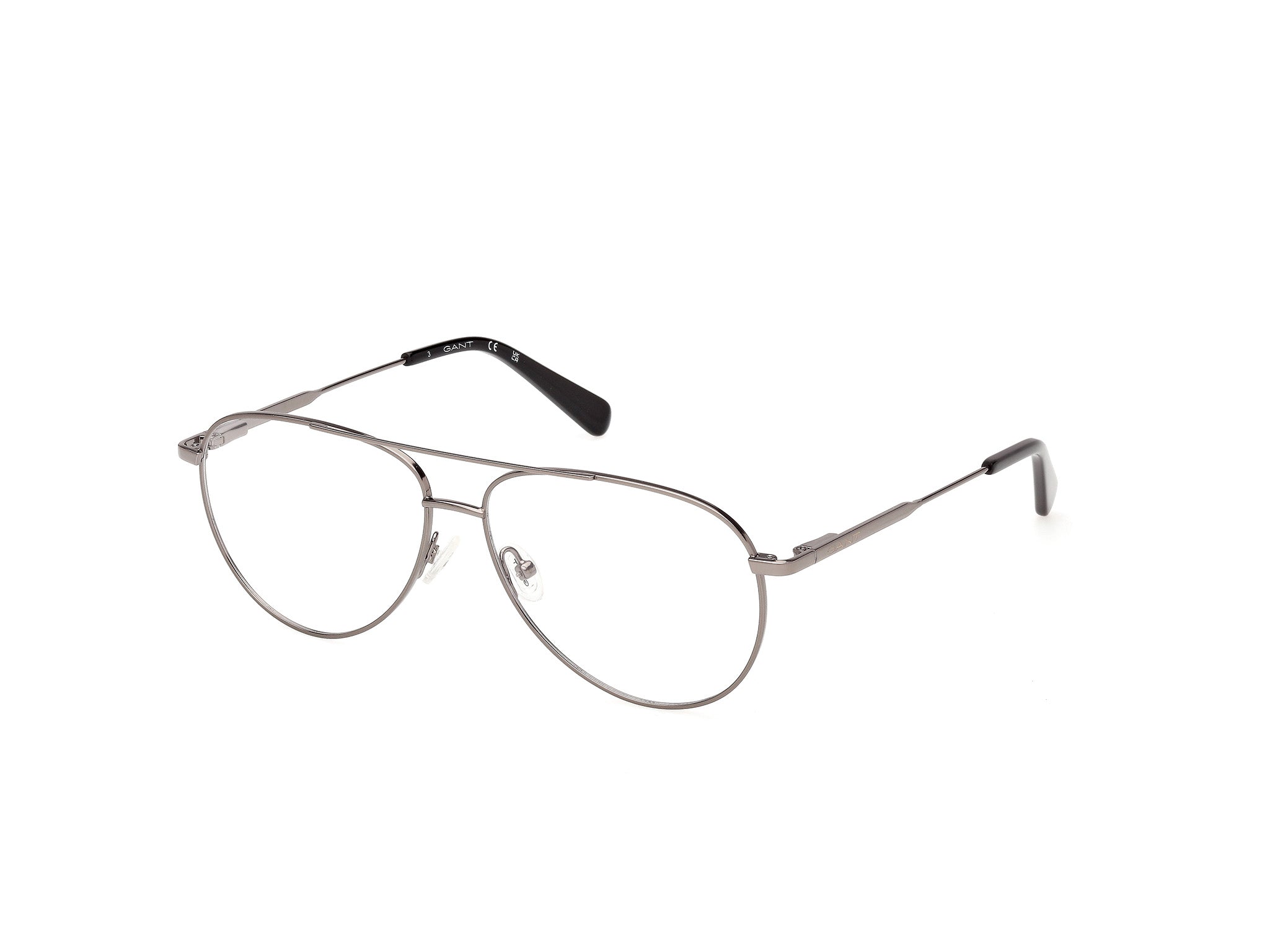 Gant GA50099-57012 Mens Pilot Optical Frame - Shiny Dark Ruthenium