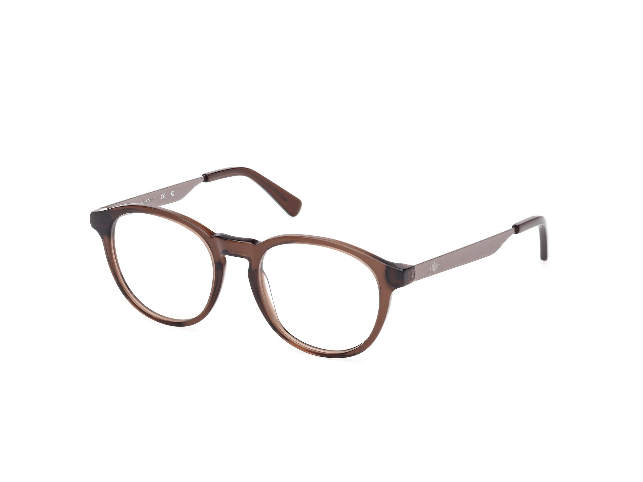 Gant GA50063-51048 ROUND Optical Frame - Shiny Dark Brown