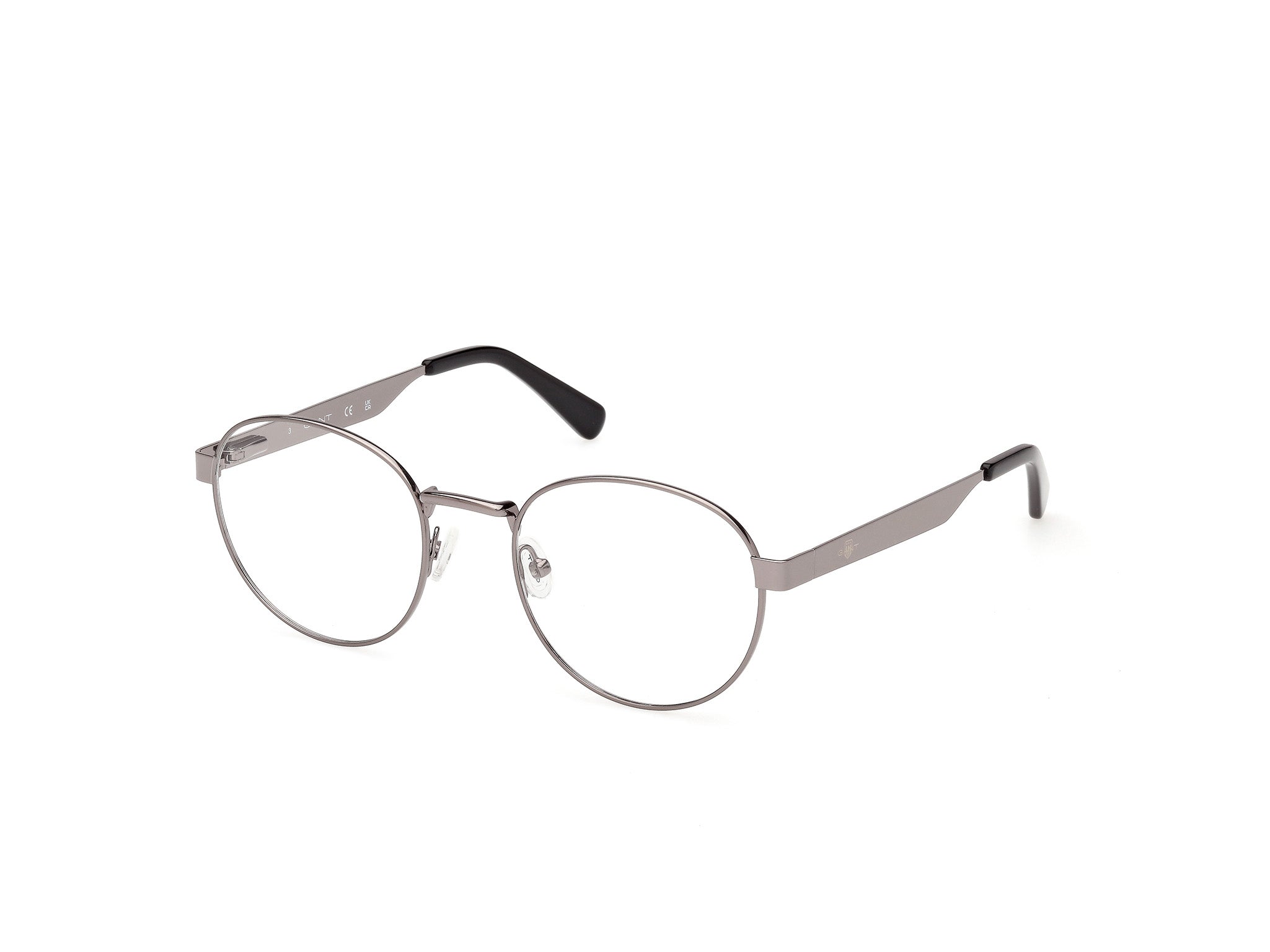 Gant GA50091-51012 Round Optical Frame - Shiny Dark Ruthenium