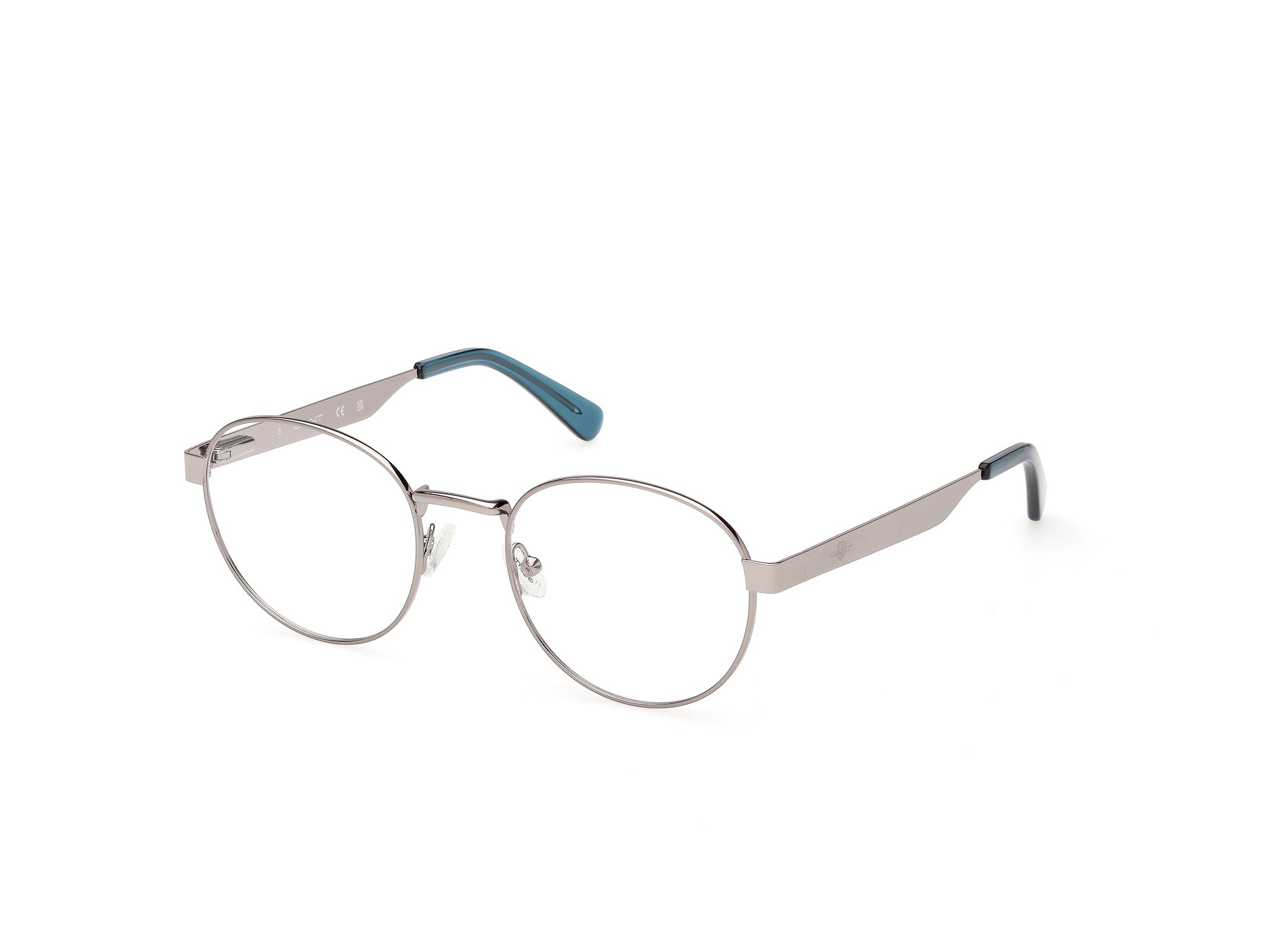 Gant GA50091-51014 Round Optical Frame - Shiny Light Ruthenium
